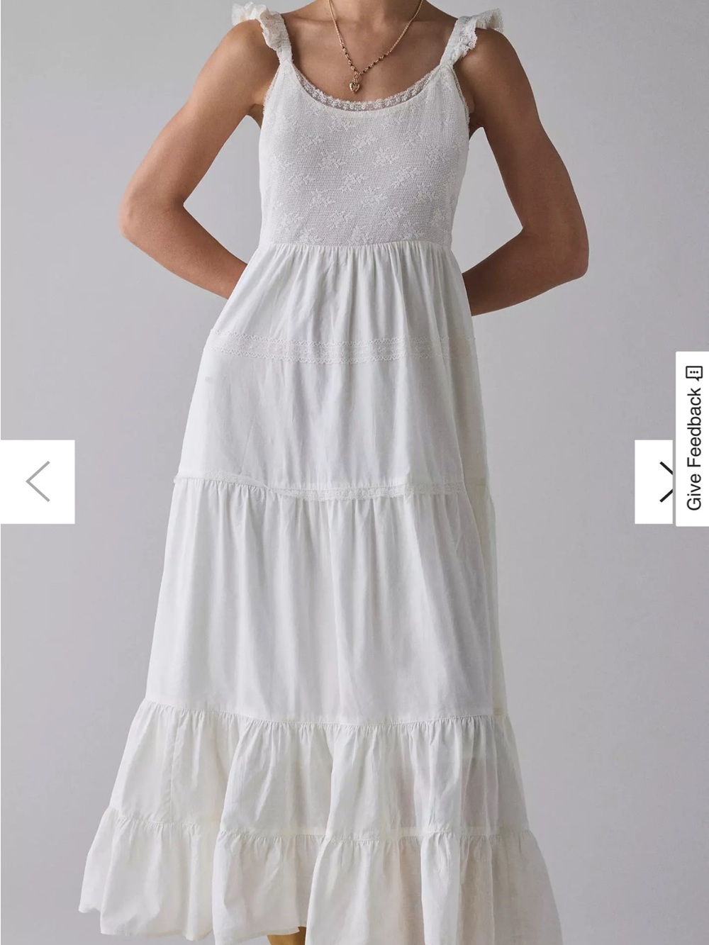 Kimchi Blue Callista Ruffle Maxi Dress